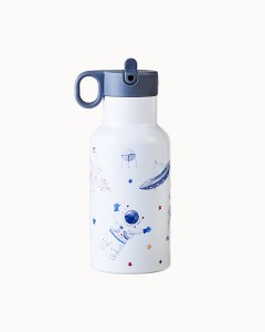 Butelka termiczna z dwoma nakrętkami dla dzieci astronauta 350 ml od CHIC MIC