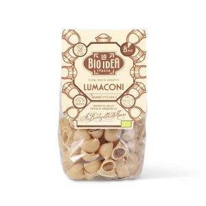 Makaron (semolinowy półrazowy) lumaconi BIO 375 g od LA BIO IDEA
