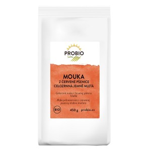 Mąka z pszenicy czerwonej pełnoziarnista BIO 450 g od PROBIO