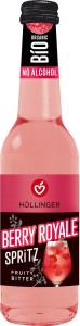 Drink musujący bezalkoholowy berry royale BIO 330 ml od HOLLINGER