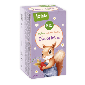 Herbatka bajkowa dla dzieci owoce leśne z maliną BIO (20 x 1,5 g) 30 g od APOTHEKE