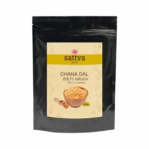 Groch żółty łuskany chana dal 500 g od SATTVA
