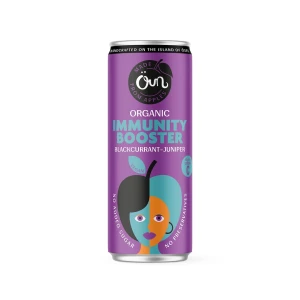 Napój na odporność czarna porzeczka jałowiec bez dodatku cukrów BIO 250 ml od OUN
