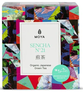 Herbata zielona sencha japońska BIO (15 x 1,5 g) 22,5 g od MOYA MATCHA