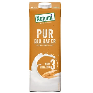 Napój owsiany pure bez dodatku cukrów BIO 1 L od NATUMI