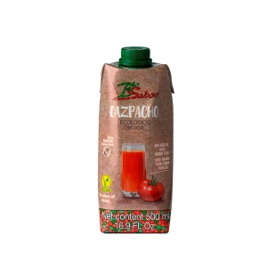 Gazpacho hiszpańska zupa warzywna bezglutenowa BIO 500 ml od BIOSABOR