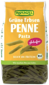 Makaron proteinowy z groszku zielonego penne bezglutenowy BIO 300 g od RAPUNZEL