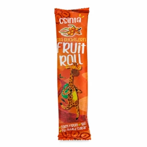 Przekąska roll jabłko rokitnik bez dodatku cukrów bezglutenowa BIO 12 g od CSINTA