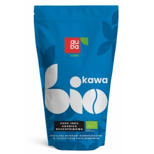 Kawa ziarnista bezkofeinowa arabica 100 % Peru BIO 500 g od QUBA CAFFE