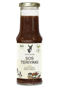 Sos sojowy słodki teriyaki bezglutenowy BIO 210 ml od SANCHON