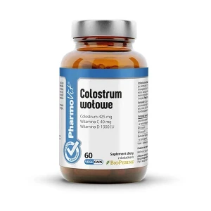 Colostrum wołowe bezglutenowe 60 kapsułek od PHARMOVIT
