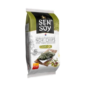 Chipsy nori z oliwą z oliwek bezglutenowe 4,5 g od SEN SOY