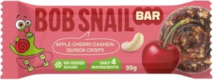 Baton jabłko wiśnia orzechy nerkowca bez dodatku cukrów 35 g od BOB SNAIL