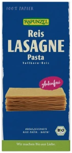 Makaron ryżowy razowy lasagne bezglutenowy BIO 250 G od RAPUNZEL