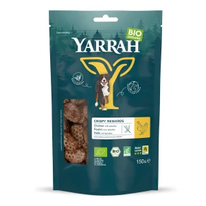 Kąski z kurczakiem i spiruliną dla psa BIO 150 G od YARRAH