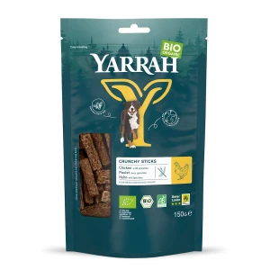 Pałeczki z kurczakiem i spiruliną dla psa BIO 150 G od YARRAH