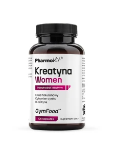 Kreatyna women bezglutenowa 125 kapsułek od PHARMOVIT