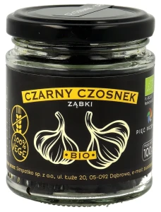 Czarny czosnek bezglutenowy BIO 100 G od PIĘĆ PRZEMIAN