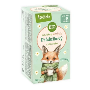 Herbatka bajkowa dla dzieci na oskrzela z babką lancetowatą BIO (20 x 1,5 g) 30 G od APOTHEKE