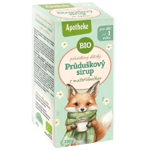 Syrop dla dzieci z tymianku i dzikiej róży od 1 roku BIO 250 G od APOTHEKE