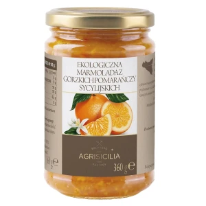 Marmolada z gorzkich pomarańczy sycylijskich BIO 360 G od AGRISICILIA
