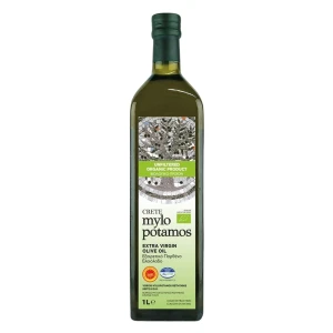 Oliwa z oliwek extra virgin niefiltrowana PDO Kreta BIO 1 L od MYLOPOTAMOS