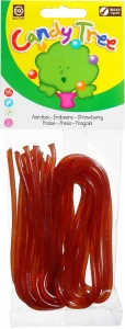 Żelki nitki o smaku truskawkowym bezglutenowe BIO 75 g - CANDY TREE