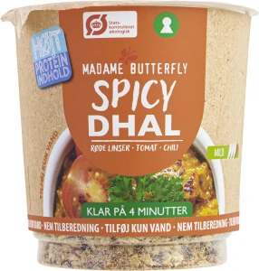 Danie błyskawiczne proteinowe dal pikantny BIO 60 G od MADAME BUTTERFLY