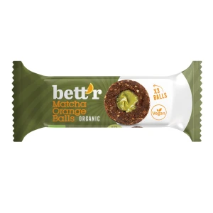 Kulki daktylowe z nadzieniem matcha pomarańcza bezglutenowe BIO (3 x 15 g) 45 G od BETT'R