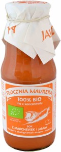 Sok marchewkowy z jabłkiem NFC BIO 300 ml od TŁOCZNIA MAURERA