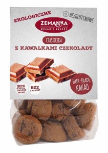 Ciastka z kawałkami czekolady bezglutenowe BIO 100 g od ZEMANKA