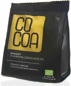 Banany w czekoladzie BIO 70 g od COCOA