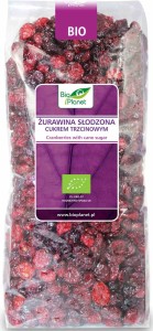 Żurawina słodzona cukrem trzcinowym BIO 1 kg od BIO PLANET