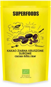 Kakao ziarna kruszone surowe BIO 250 g - BIO PLANET
