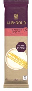 Makaron kukurydziano ryżowy spaghetti bezglutenowy BIO 500 g od ALB GOLD