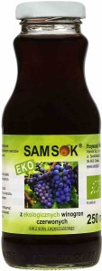 Sam sok z czerwonych winogron NFC BIO 250 ml od VIANDS