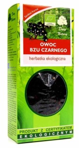 Herbatka owoc czarnego bzu BIO 100 g od DARY NATURY