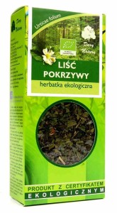 Herbatka liść pokrzywy BIO 25 g od DARY NATURY