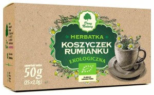 Herbatka z koszyczków rumianku BIO (25 x 2 g) 50 g - DARY NATURY