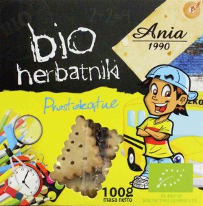 Herbatniki prostokątne BIO 100 g od BIO ANIA