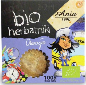 Herbatniki okrągłe BIO 100 g od BIO ANIA