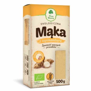 Mąka z topinamburu bezglutenowa BIO 500 g od DARY NATURY