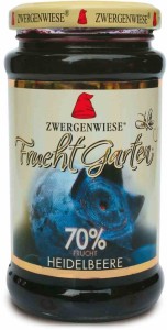 Mus jagodowy (70 % owoców) bezglutenowy BIO 225 g od ZWERGENWIESE