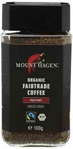 Kawa rozpuszczalna arabica/robusta BIO 100 g - MOUNT HAGEN