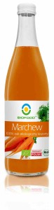 Sok z marchwi kiszonej NFC bezglutenowy BIO 500 ml od BIO FOOD