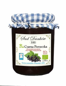 Czarna porzeczka 80 % BIO 260 g od SAD DANKÓW
