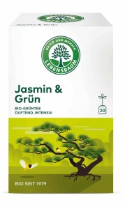 Herbata zielona jaśminowa ekspresowa BIO (20 x 1,5 g) 30 g od LEBENSBAUM