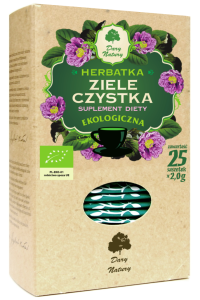Herbatka ziele czystka BIO (25 x 2 g) 50 g od DARY NATURY