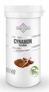 Cynamon cejloński ekstrakt 60 kapsułek (400 mg) od SOUL FARM