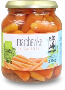 Marchewka w zalewie BIO 340 g (215 g) (słoik) od BIO PLANET
